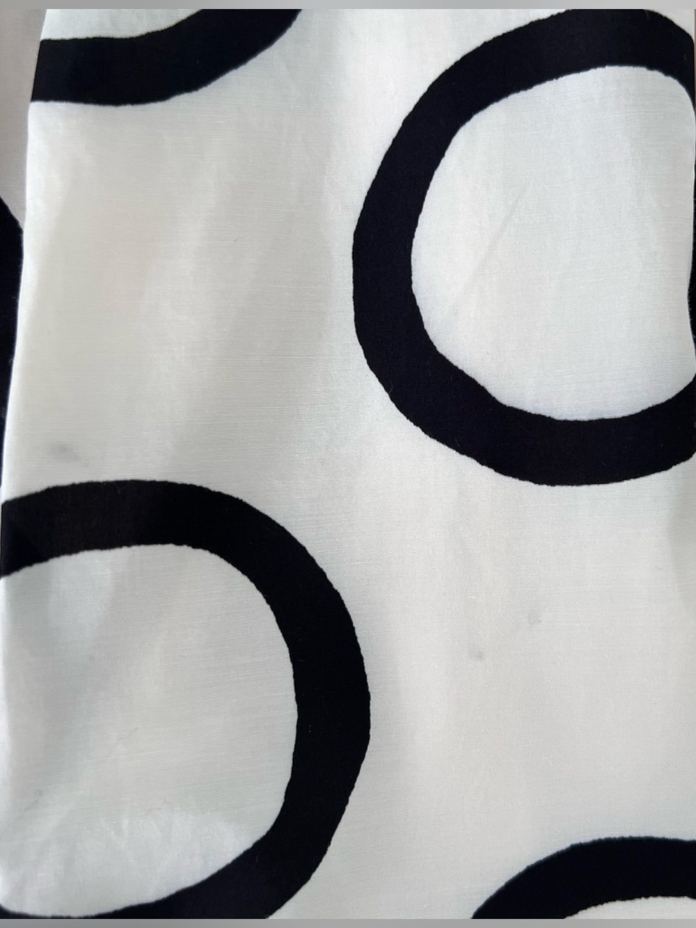 Ivory Midi Dress with Black Circular Print - Picture 8 of 10